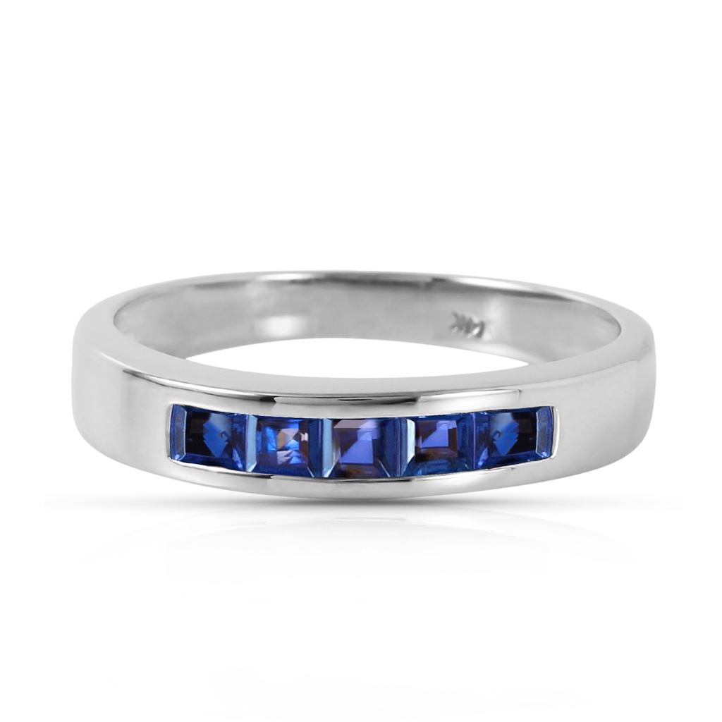 14k Solid Gold Rings With Natural Sapphires 810$